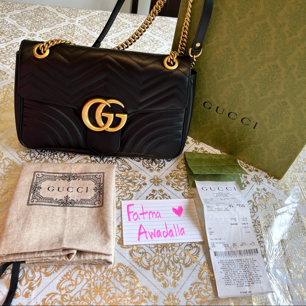 … Marmont medium matelassé shoulder bag - Picture 2 of 15